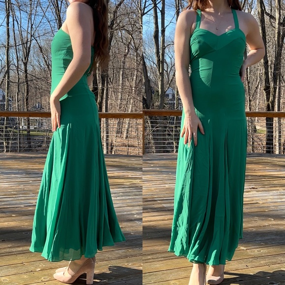 Anthropologie Dresses & Skirts - NWT Fame And Partners Light Green Prom Maxi Dress